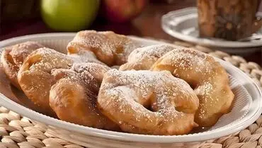  طرز تهیه دونات سیب مخصوص بچه مدرسه‌ای‌ها
