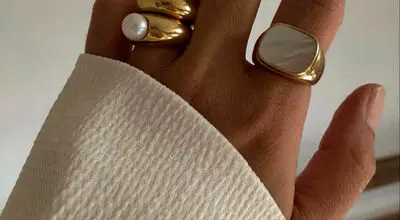 مدل‌های تازه انگشتر مرواریدی؛ مدرن و متفاوت در سال 2026 + عکس