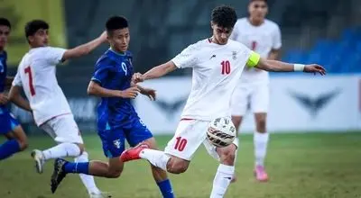 شکست تیم فوتبال نوجوانان ایران برابر هند