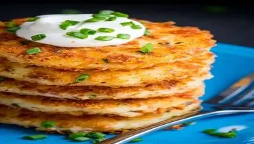 روش تهیه کارتوفل یا پنکیک سیب زمینی