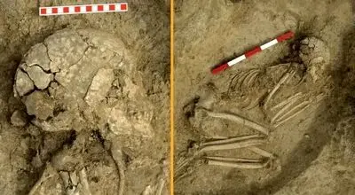 کشف بقایای انسان ۶۰۰۰ ساله قربانی حمله شیر + عکس