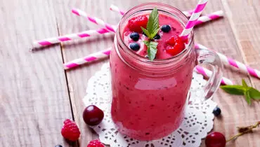 آموزش تهیه اسموتی چری بری؛ نوشیدنی پرخاصیت ویتامینی