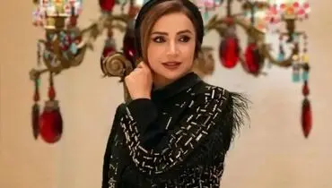 تصویری جالب از شبنم قلی خانی در جشن کریسمس امسال