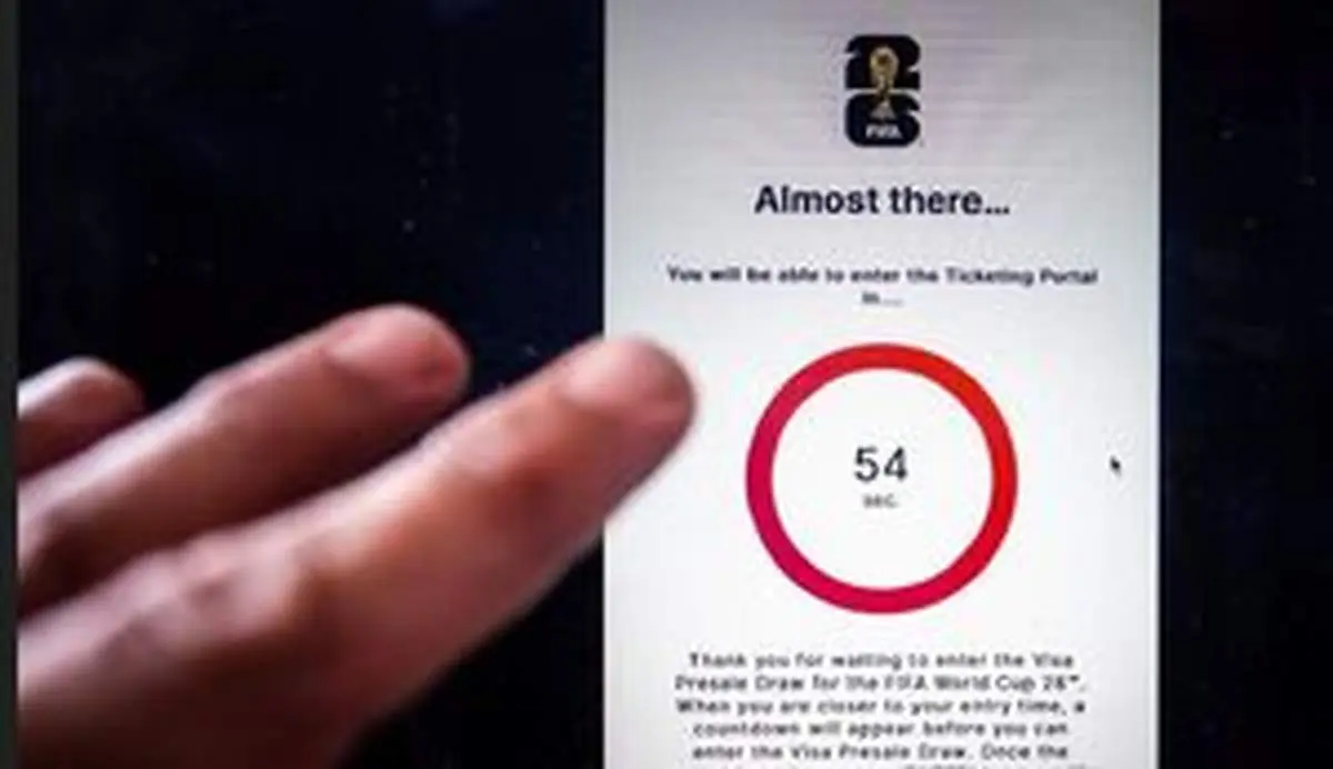 ۵ میلیون درخواست برای بلیط جام‌جهانی تنها در ۲۴ ساعت!

