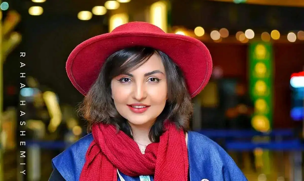 «کیمیا خلج» با استایل جسورانه قرمز و سورمهای سوژه عکاسان شد+عکس