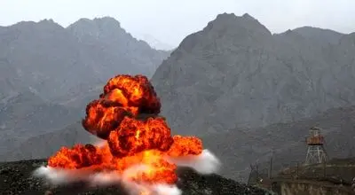 انفجارهای جنوب مشهد ناشی از برگزاری یک نمایش رزمی است