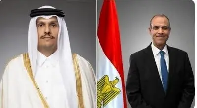 پیام قطر برای ایران و آمریکا در تماس تلفنی با مصر