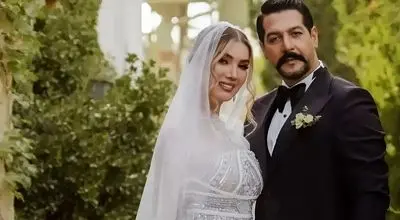 جنجال عروسی متین ستوده و کامران تفتی ادامه دارد؛همه که هدیه تهرانی نیستند/عکس