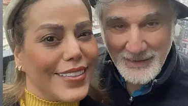 تیپ شیک مهدی هاشمی در کنار همسر جوانش خبرساز شد!