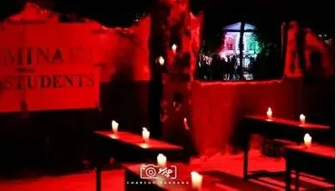 ادای احترام هنرمندان به شهدای میناب در باغ فردوس