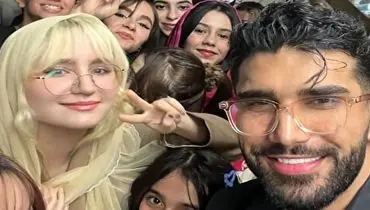 تصاویر جنجال بازیگر عشق ابدی با دخترها در اهواز+فیلم و عکس