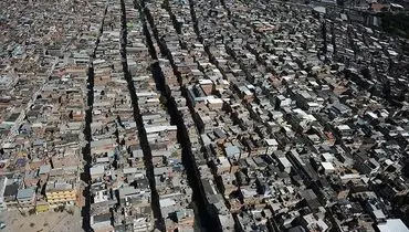نمایی ترسناک از بزرگترین محله فقیر نشین برزیل+ فیلم