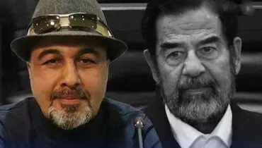  شباهت جالب رضا عطاران بعد از گریم به صدام+ عکس