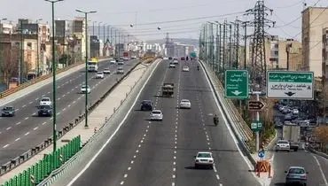 
ترافیک عادی و روان در معابر و بزرگراه‌های پایتخت
