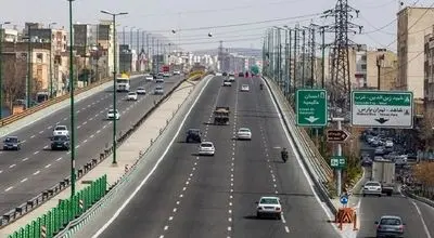
ترافیک عادی و روان در معابر و بزرگراه‌های پایتخت
