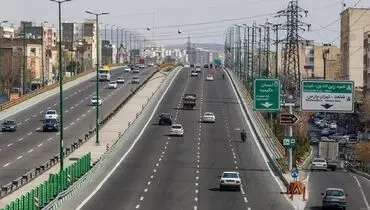 
ترافیک عادی و روان در معابر و بزرگراه‌های پایتخت
