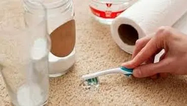 راهنمای کامل پاک کردن لکه چای از فرش  
