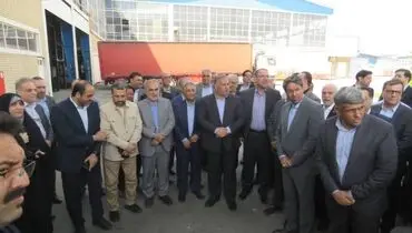 بازدید مشترک مدیرعامل بانک صنعت و معدن و رؤسای کمیسیون‌های مجلس از صنایع نیشابور