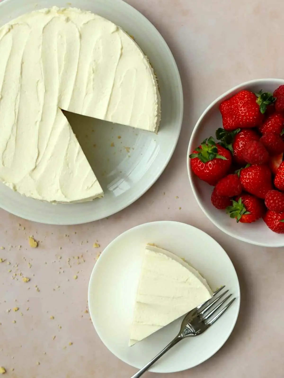 چیزکیک وانیلی بدون پخت؛ دسر شیک با کمترین دردسر+تصاویر