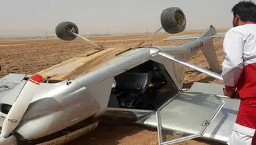 سقوط مرگبار یک هواپیمای آموزشی در البرز+ اولین عکس از خلبان