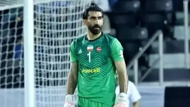 استوری علیرضا بیرانوند پیش از سفر به عربستان+عکس