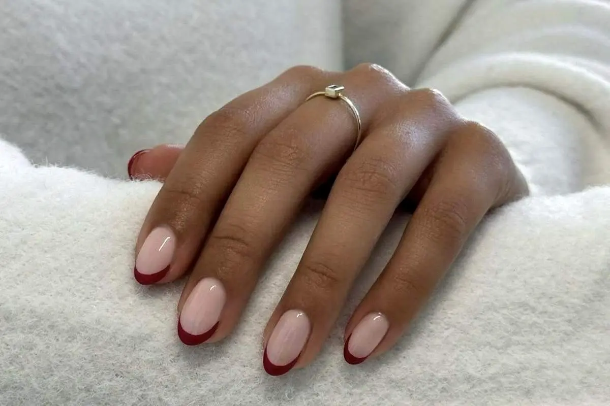 مدل ناخن فرنچ جدید و شیک
