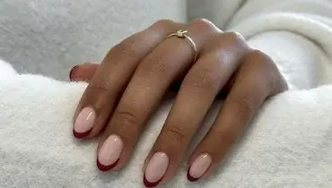 مدل ناخن فرنچ جدید و شیک
