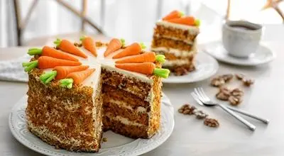 طرز تهیه  کیک هویج خانگی بدون فر