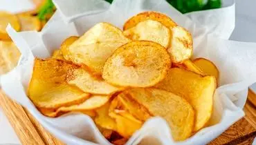 چیپس ترد خانگی با کمترین کالری؛ ترفند ساده بدون روغن