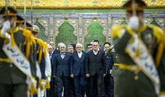 حضور هیات دولت در مرقد امام(ره) + تصاویر
