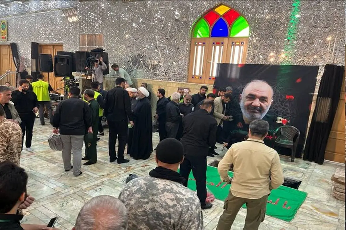 پیکر شهیدان سلامی و شانهئی در حرم حضرت عبدالعظیم حسنی (ع) به خاک سپرده شد