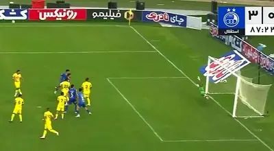 خلاصه بازی فجر 0 - استقلال 3 + فیلم