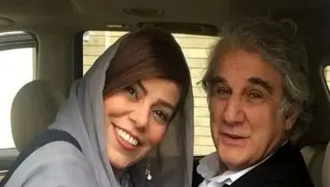 قاب اختصاصی از زندگی خصوصی؛ مهدی هاشمی و همسر جوانش با تم قرمز یلدایی!