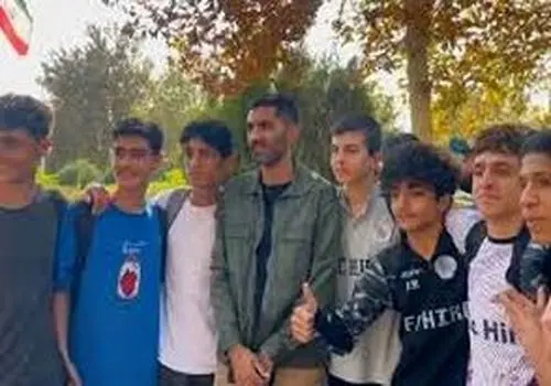 حضور عارف غلامی و محمد انصاری در جمع کودکان کار/ویدیو 
