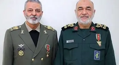 دیدار فرمانده سپاه و ارتش باهم + فیلم