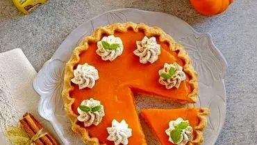 پای کدو حلوایی خانگی با پوره‌ی تازه؛ طعم واقعی پاییز