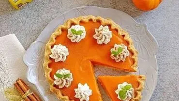 پای کدو حلوایی خانگی با پوره‌ی تازه؛ طعم واقعی پاییز
