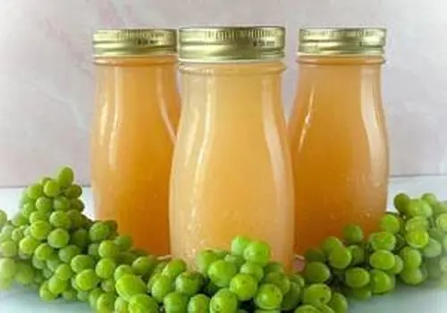طرز تهیه آبغوره خانگی بدون جوشاندن؛ راز خوش‌رنگ ماندن و جلوگیری از کپک