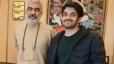 قاب مشترک سروش صحت با پسرش که حالا بازیگر شده است