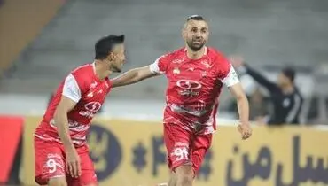  پسر سردار، مهمان ویژه رختکن پرسپولیس+ عکس 