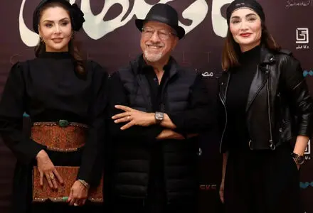 قاب های جذاب بازیگران زن و مرد در اکران یک فیلم