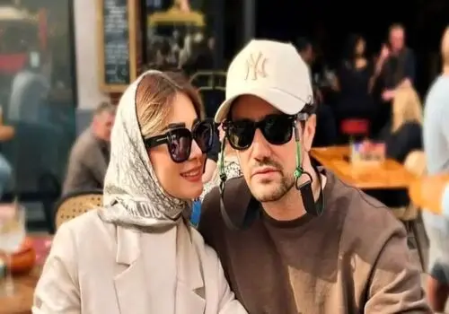استایل شیک و لاکچری سپیده بزمی پور در سلفی آسانسوریش