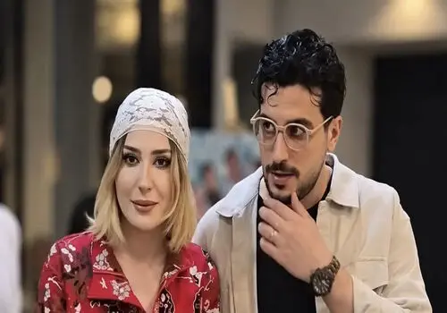 همسر امیرحسین قیاسی با این ترکیب رنگی، استایلش را ترکاند!+تصاویر 