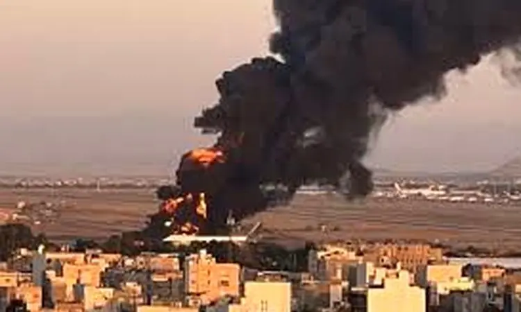  لحظات حمله موشکی دقیق ایران به بیت‌شمش + فیلم