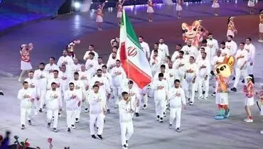 رژه کاروان ایران در بازی‌های آسیایی ناگویا؛ قاب‌هایی دیدنی از حضور ملی‌پوشان+تصاویر