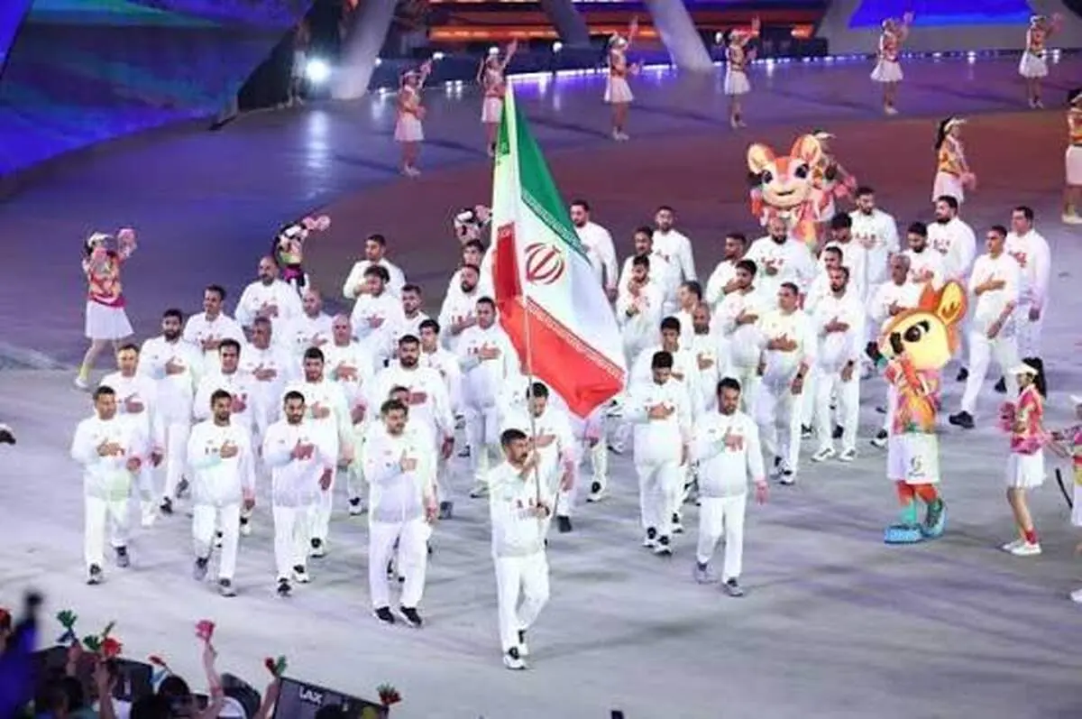 رژه کاروان ایران در بازی‌های آسیایی ناگویا؛ قاب‌هایی دیدنی از حضور ملی‌پوشان+تصاویر