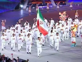 رژه کاروان ایران در بازی‌های آسیایی ناگویا؛ قاب‌هایی دیدنی از حضور ملی‌پوشان+تصاویر