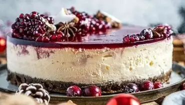 دستور پخت چیز کیک مارس بدون فر با سس باتر اسکاچ
