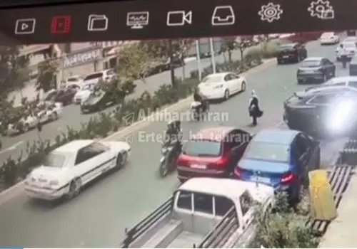 سرقت وحشیانه گردنبند از یک زن در بلوار دریا سعادت‌آباد تهران + ویدیو