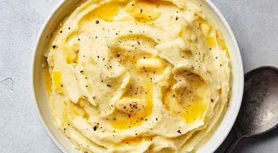 پوره سیبزمینی بدون استرس فقط گرمش کن و سرو کن